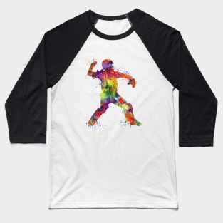 Girl Baseball Catcher Watercolor Softball Gift Baseball T-Shirt